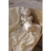 INTERBABY | Deka měkká kuličky + přítulka + medvídek - KRÉMOVÁ
