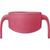 360° netekoucí učící hrneček 250 ml - růžový/oranžový