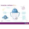 Hrneček s brčkem - GELATO růžový 240 ml