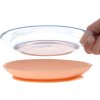 Lässig BABIES Dish Set Glass/Silicone apricot