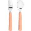 Lässig BABIES Cutlery with Silicone Handle 2pcs apricot