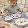 LÄSSIG BABIES LÄSSIG Bowl Geo 2023 grey-blue (Varianta LÄSSIG Bowl Geo 2023 grey-blue)