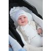 Little Angel novorozenecká sada BIO Outlast® - béžová hvězdičky/bílá (Velikost 56)