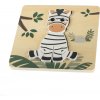 ZOPA Dřevěné puzzle malé (Varianta Leopard)