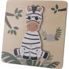 ZOPA Dřevěné puzzle malé (Varianta Leopard)