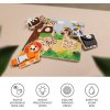 ZOPA Dřevěné montessori puzzle, , Hnědá (Varianta Wood)