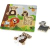 ZOPA Dřevěné montessori puzzle, , Hnědá (Varianta Wood)