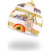 Little Angel Čepice podšitá Outlast® - na stavbě/pruh bíločerný (Velikost 3 | 42-44 cm)