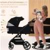 KINDERKRAFT SELECT KINDERKRAFT SELECT Kočárek kombinovaný Yoxi 2v1 Pure Black