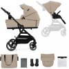 KINDERKRAFT SELECT Kočárek kombinovaný Yoxi 2v1 Sand Beige