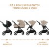 KINDERKRAFT SELECT Kočárek kombinovaný Yoxi 2v1 Sand Beige