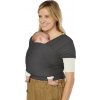ERGOBABY | ŠÁTEK/Aura Sustainably Sourced Knit Baby Wrap - Soft Black
