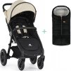 PETITEMARS PETITE&MARS Kočárek sportovní Street2 Air Black Sahara Beige + PETITE&MARS fusak Jibot ZDARMA