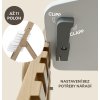 ZOPA Dřevěná jídelní židlička Clipp & Clapp (Varianta Nature)