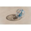 Little Dutch Nafukovací míč 3D Ocean Dreams Blue