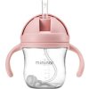 MININOR Lahev s brčkem Tritan 220 ml Rose