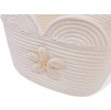 Childhome Koš na hračky Květina Off White 30x20x15 cm