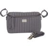 3 SPROUTS Organizér na kočárek prošívaný Solid Charcoal Grey