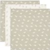 Jollein Pleny 3 ks 70x70 cm Twig Olive Green