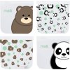 Opakovatelně použitelné sáčky na svačinu 4ks- Panda, Medvěd