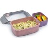 Bento Box krabička na svačinu 880 ml - růžová