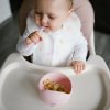 BABYONO BABYONO Lžička silikonová - pink 6m+