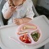 BABYONO BABYONO Lžička silikonová - pink 6m+