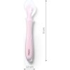 BABYONO BABYONO Lžička silikonová - pink 6m+