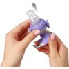BABYONO BABYONO Dudlík silikonový na krmení Flower violet 6m+