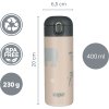 ZOPA Termoska na tekutiny s brčkem 400 ml