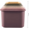 ZOPA Silikonové stohovací kalíšky (Varianta Multicolor)