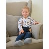 Little Angel tričko smyk DR TISK Outlast® - bílá barevná zvířátka (Velikost 86)