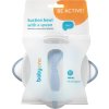 BABYONO BABYONO Miska uzavíratelná s přísavkou a lžičkou 300 ml světle modrá 6m+