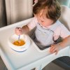 BABYONO BABYONO Miska s přísavkou a lžičkou růžová 230 ml 6m+