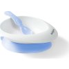 BABYONO BABYONO Miska s přísavkou a lžičkou modrá 230 ml 6m+