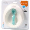 BABYONO BABYONO Miska s přísavkou a lžičkou modrá 230 ml 6m+