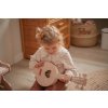 label label drevene banjo pink