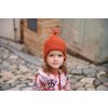 Little Angel Čepice pletená na uši LA Outlast ® - camel (Velikost 4 | 45-48 cm)
