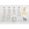 ZOPA Magnetický uzávěr skříněk/zásuvek 4ks (Varianta white)