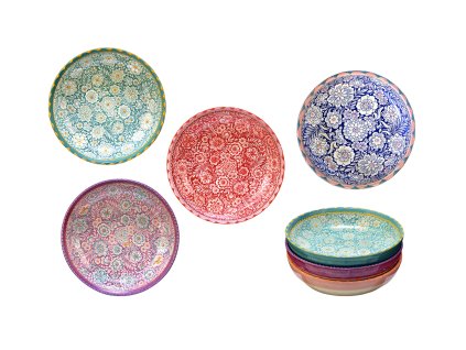 ensaladera flowers pastel 26cm WP1125