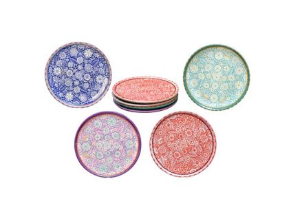 WP1191 Plato de pizza 31cm flowers pastel