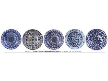 Mísa 20,5 cm španělská keramika Gres Azul