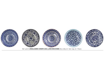 CENEFAS AZUL 5 ENSALADERA 18.5 4227 5