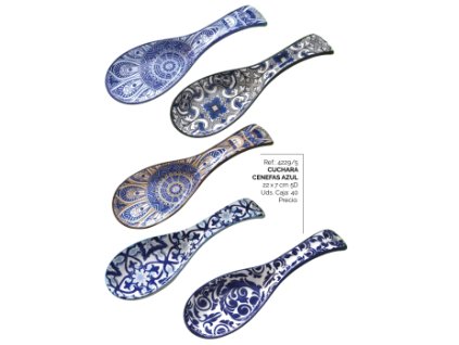 CENEFAS AZUL 5 CUCHARA 22X7