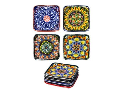 bandeja cuadrada cenefas sicilia 10 5 x 10 5 cm