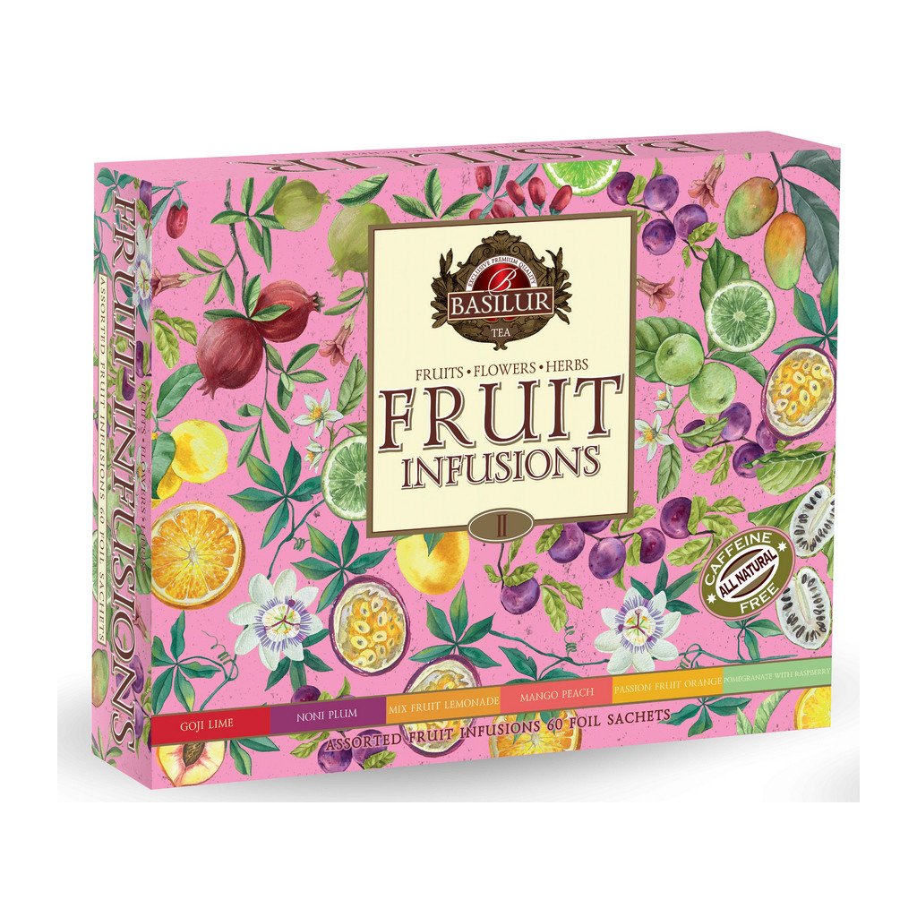 BASILUR Fruit Infusions Assorted Vol.II přebal 60 gastro sáčků