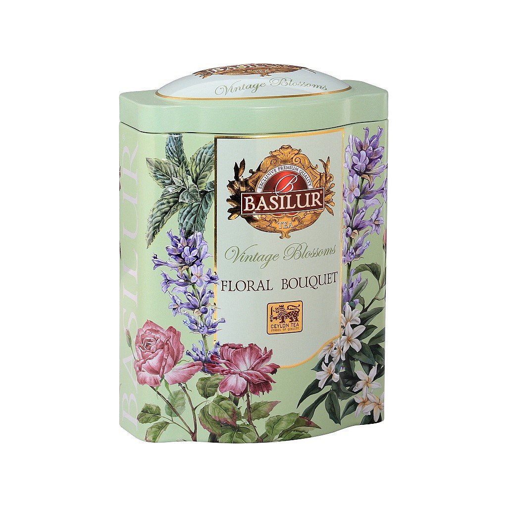BASILUR Vintage Blossoms Floral Bouquet plech 100g