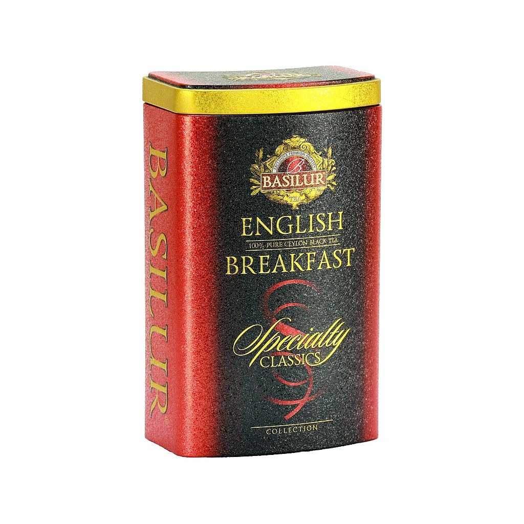 BASILUR Specialty English Breakfast plech 100g