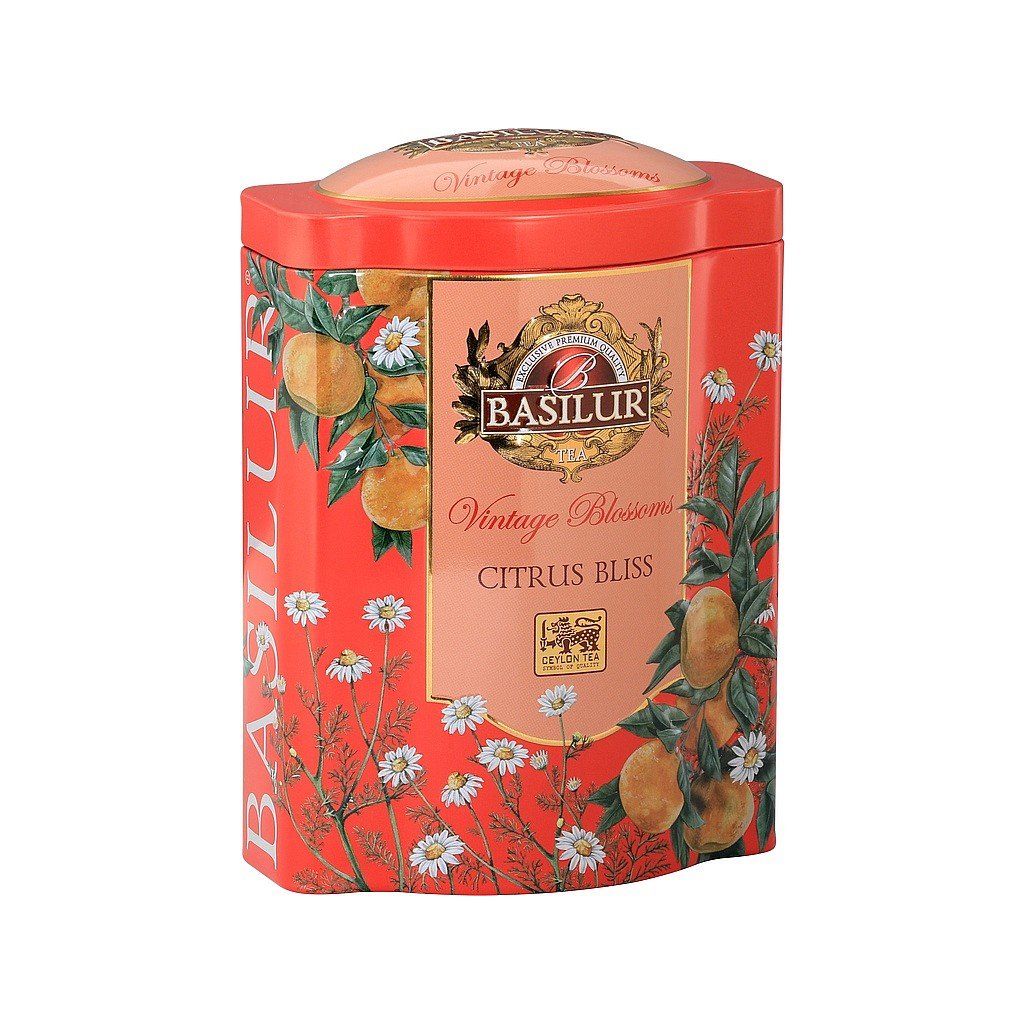 BASILUR Vintage Blossoms Citrus Bliss plech 100g