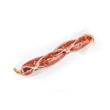 PRAVÁ KLOBÁSA Chorizo - vlnka 350 g (Země původu Česko, Maso Hovězí, Lepek Ano)